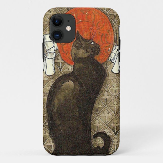 Coques Case-Mate iPhone Chat noir, Alexandre Steinlen (Dos)