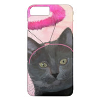 Chat Noir Avec Halo Angel Rose