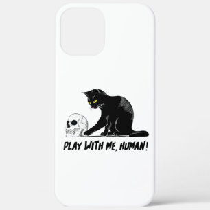 Case-Mate iPhone Case Chat Noir Avec Le Crâne Jouer Avec Moi Déplaisant