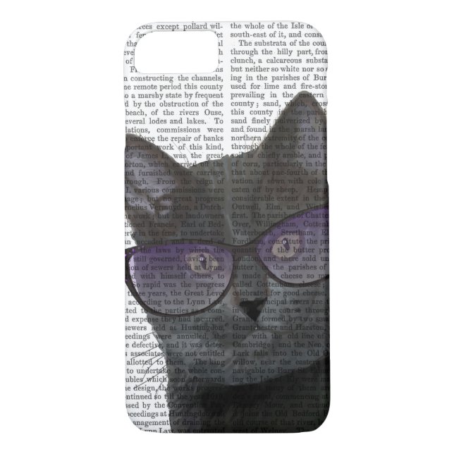 Coques Case-Mate iPhone Chat noir avec lunettes de soleil 2 (Dos)