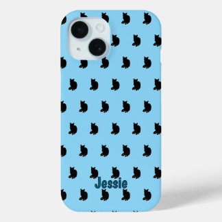 Coque Case-Mate iPhone Chat noir (bleu)