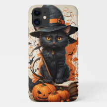 Chat noir d'Halloween
