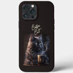 Case-Mate iPhone Case Chat noir et café