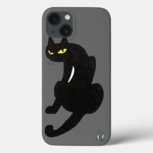 Etui iPhone Case-Mate CHAT NOIR gris