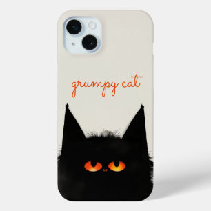 Coque Case-Mate iPhone Chat noir grumeux
