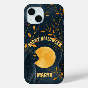 Coque Case-Mate iPhone Chat noir Joyeux Halloween