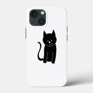 iPhone 13 Mini Case Chat noir mignon