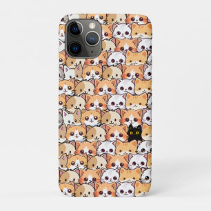 Case-Mate iPhone Case Chat noir mignon en chats orange animal de compagn