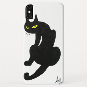 Coques Pour iPhone CHAT NOIR NINJA Blanc