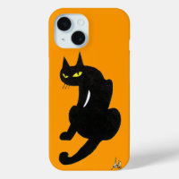 CHAT NOIR NINJA Jaune