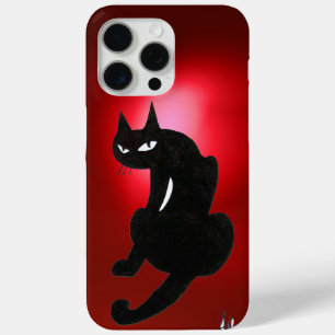 Coque Case-Mate iPhone CHAT NOIR NINJA Rouge