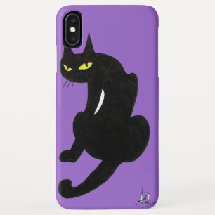 Coques Pour iPhone CHAT NOIR NINJA Violet