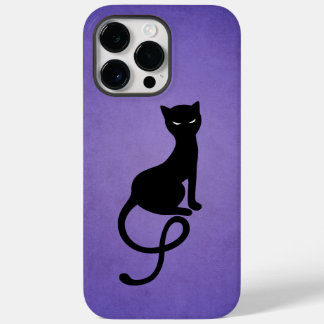 Coque Case-Mate iPhone Chat noir violet Élégant Mal Kitty