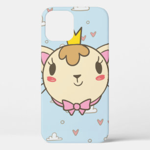 Case-Mate iPhone Case Chat nuage de coeur texture chaton