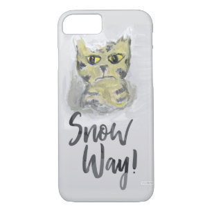 Coque Case-Mate Pour iPhone Chat peint Slogan Folk Art Design