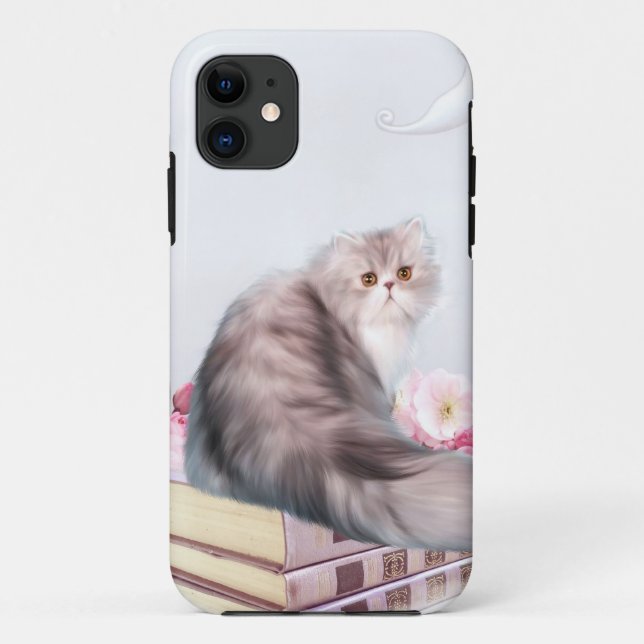 Coques Case-Mate iPhone Chat persan et livres (Dos)