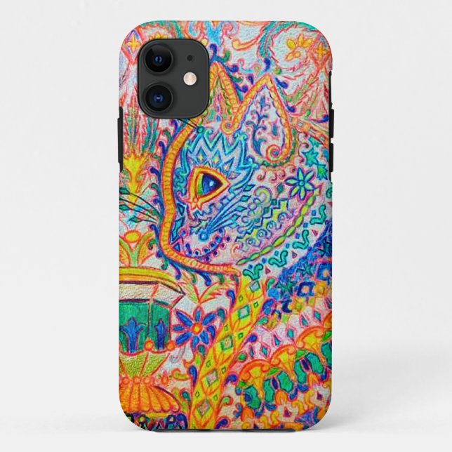 Coques Case-Mate iPhone Chat psychédélique, Louis Wain (Dos)