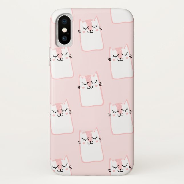 Coques Case-Mate iPhone Chat rose (Dos)