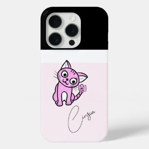 Coque Case-Mate iPhone Chat rose mignon