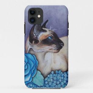Etui iPhone Case-Mate Chat siamois de point de chocolat