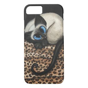 Coque Case-Mate Pour iPhone Chat siamois par cas de l'iPhone 7 de Bihrle