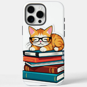 Coque iPhone 16 Pro Max Chat Smarty sur une pile