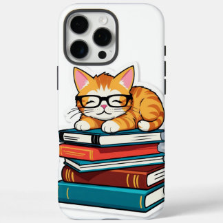 Coque iPhone 16 Pro Max Chat Smarty sur une pile