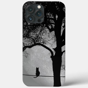 Case-Mate iPhone Case Chat sur une Pleine lune de fil