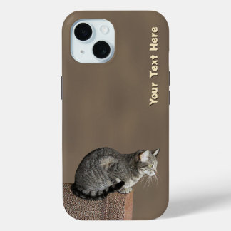 Coque Case-Mate iPhone Chat Tabby Gris Fumé