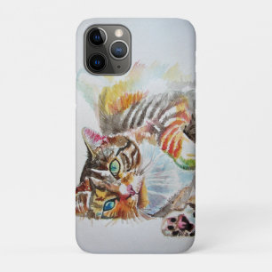 Case-Mate iPhone Case Chat tigré Chats animal de compagnie art Aquarelle