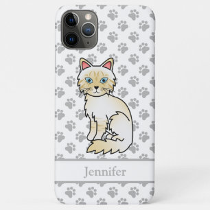 Case-Mate iPhone Case Chat tigré crème pointe Birman / Ragdoll mignon &