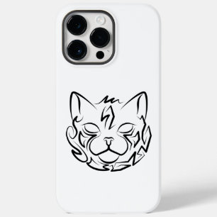 Coque Case-Mate iPhone Chat tribal noir et blanc