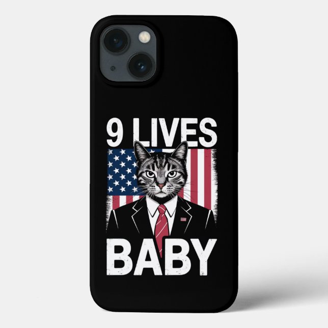 Coques Case-Mate iPhone Chat Trump 9 Vies Bébé Drôle Chat Trump (Verso)
