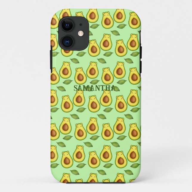Coques Case-Mate iPhone Chat vert Avocado (Dos)