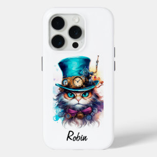 Coque Case-Mate iPhone Chat Victorian Steampunk couleurs vives