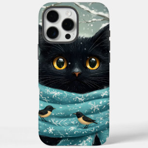 Coque iPhone 16 Pro Max Chat Winter Wonderland