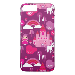 Coques Pour iPhone château de princesse et arc-en-ciel de licorne