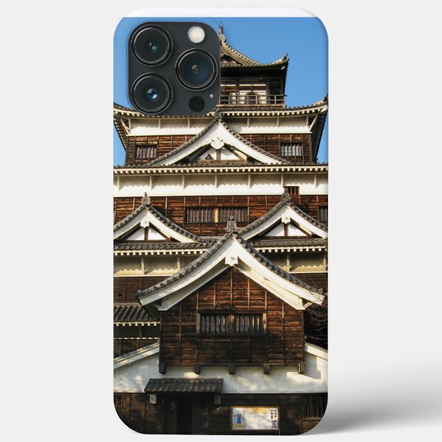 Coques Case-Mate iPhone Château d'Hiroshima 広島城, Hiroshima, Japon (Verso)