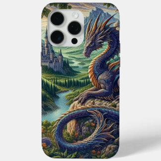 Coque Case-Mate iPhone Château du Dragon médiéval coloré