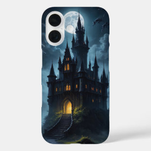 Coque Pour iPhone 16 Château gothique Dracula à la nième avec couvertur