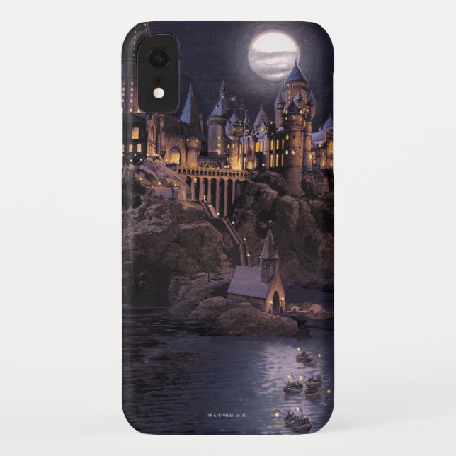 Coques Case-Mate iPhone Château Harry Potter | Grand Lac à Poudlard (Dos)