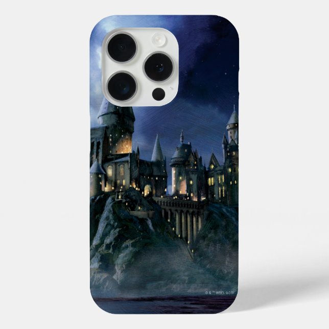 Coques Case-Mate iPhone Château Harry Potter | Hogwares à lune (Verso)