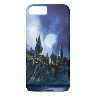 Coque iPhone 8 Plus/7 Plus Château Harry Potter | Hogwarts à la nuit