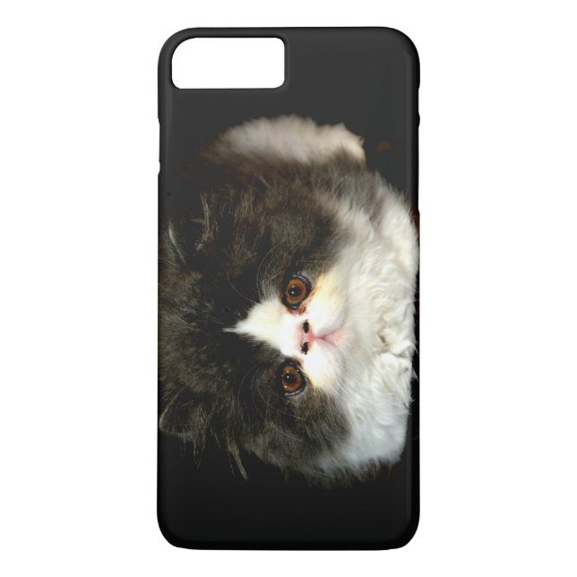 Coques Case-Mate iPhone Chaton blanc et noir (Dos)