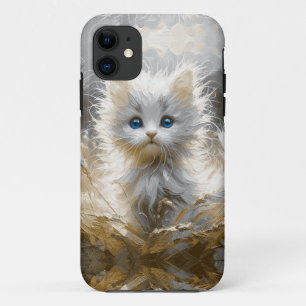 Case-Mate iPhone Case Chaton blanc précieux