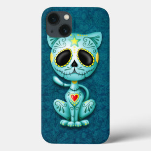 Coques Pour iPhone Chaton bleu de sucre de zombi