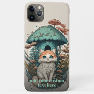 Case-Mate iPhone Case Chaton Champignon Chat Fleur Sauvage Cottagecore  