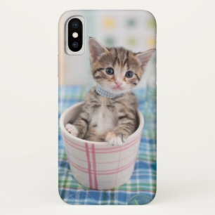Coques Pour iPhone Chaton de Munchkin avec le joli ruban