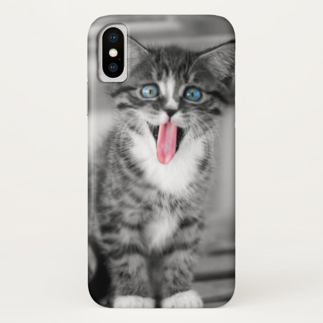 Coques Case-Mate iPhone Chaton drôle (Dos)