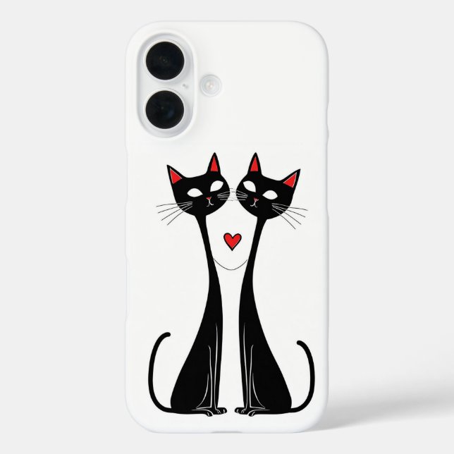 Coques Case-Mate iPhone Chats amoureux (Verso)